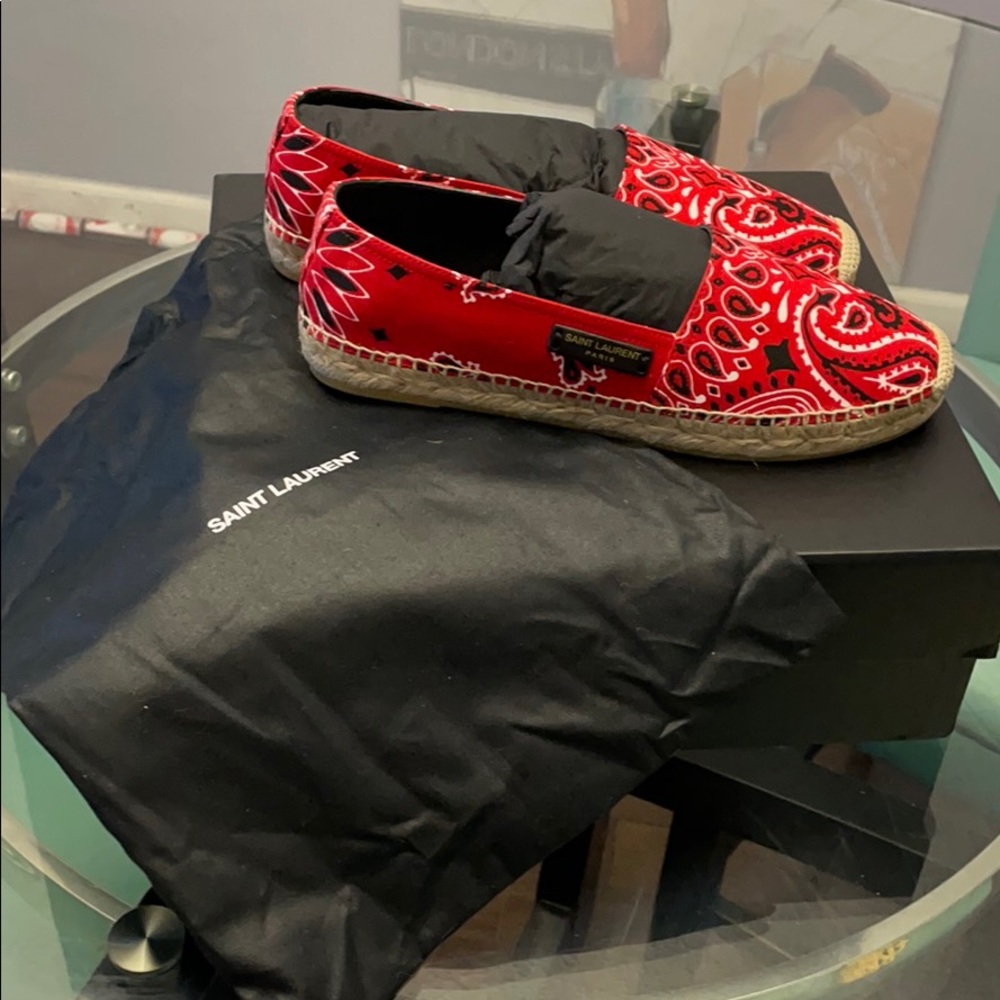 AUTHENTIC YSL ESPADRILLES - Picture 1 of 5